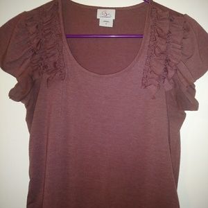 🔥 Ruffle Maternity top💋